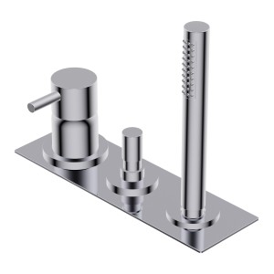 DIAMETRO35 S GROUPE BORD DE BAIGNOIRE CHROME