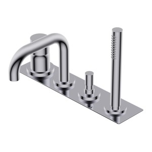DIAMETRO35 S GROUPE BORD DE BAIGNOIRE CHROME