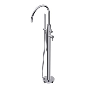 DIAMETRO35 S COLONNE DE BAIGNOIRE AU SOL CHROME