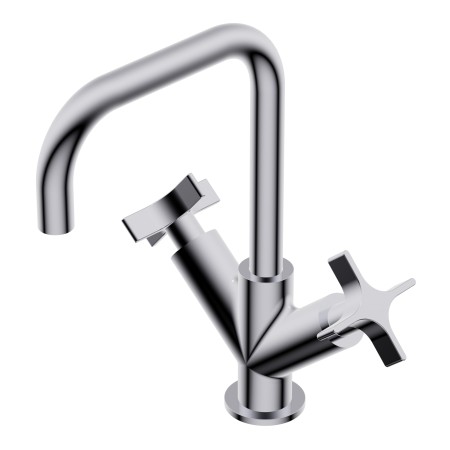 DiIAMETRO35 CROSS MITIGEUR POUR LAVABO C.QUADRA CHROME