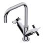 DiIAMETRO35 CROSS MITIGEUR POUR LAVABO C.QUADRA CHROME