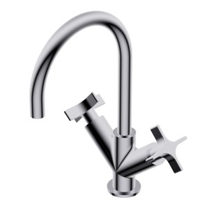 DiIAMETRO35 CROSS MITIGEUR POUR LAVABO CHROME