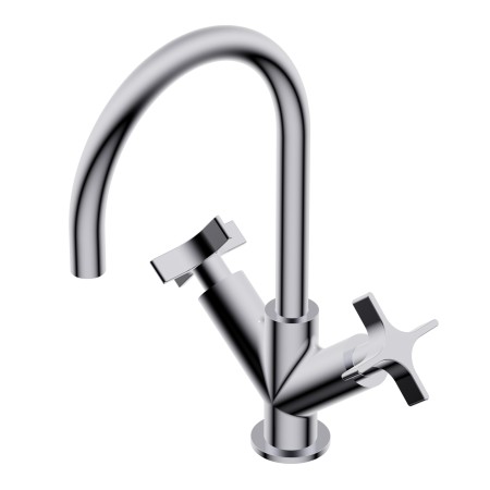 DiIAMETRO35 CROSS MITIGEUR POUR LAVABO CHROME