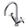 DiIAMETRO35 CROSS MITIGEUR POUR LAVABO CHROME