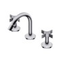 DIAMETRO35 CROSS GROUPE À TROIS TROUS BIDET CHROME