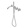 DIAMETRO35 CROSS MITIGEUR ENCASTRÉ POUR BAIGNOIRE CHROME