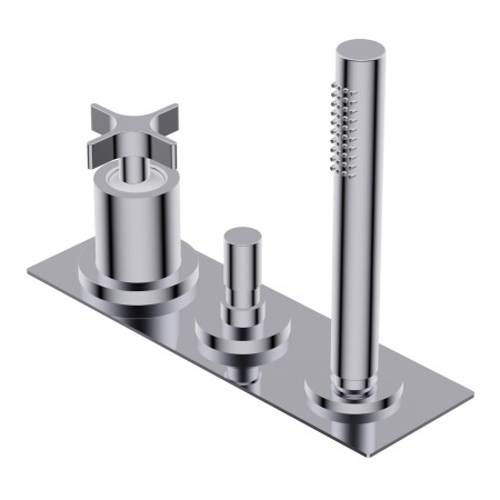 DIAMETRO35 CROSS GROUPE BORD DE BAIGNOIRE CHROME