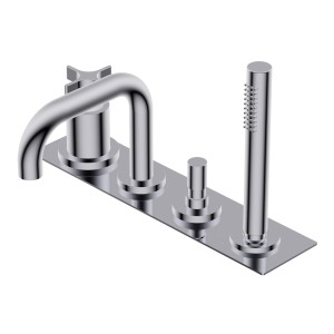 DIAMETRO35 CROSS GROUPE BORD DE BAIGNOIRE C.QUADRA CHROME