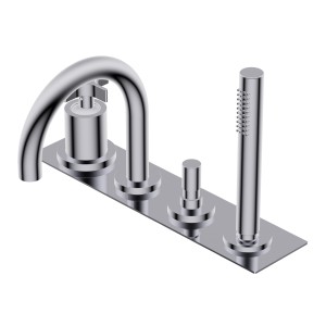 DIAMETRO35 CROSS GROUPE BORD DE BAIGNOIRE C.CYGNE CHROME