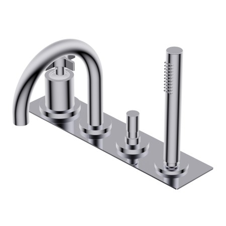 DIAMETRO35 CROSS GROUPE BORD DE BAIGNOIRE C.CYGNE CHROME