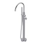 DIAMETRO35 CROSS COLONNE DE BAIGNOIRE AU SOL CHROME