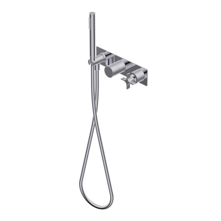 DIAMETRO35 CROSS MITIGEUR ENCASTRÉ POUR BAIGNOIRE/DOUCHE CHROME