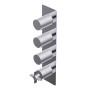DIAMETRO35 CROSS MITIGEUR THERMOSTATIQUE ENCASTRÉ POUR DOUCHE CHROME
