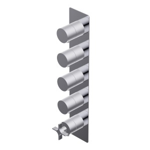 DIAMETRO35 CROSS MITIGEUR THERMOSTATIQUE ENCASTRÉ POUR DOUCHE CHROME