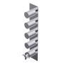 DIAMETRO35 CROSS MITIGEUR THERMOSTATIQUE ENCASTRÉ POUR DOUCHE CHROME