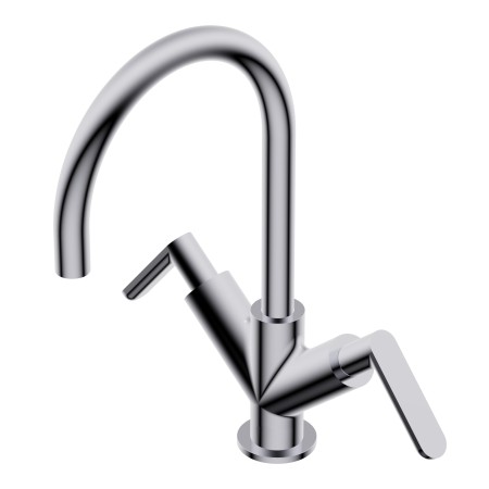DIAMETRO35 ELEGANCE MITIGEUR LAVABO BEC CYGNE CHROME