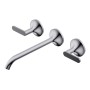 DIAMETRO35 ELEGANCE GROUPE À 3 TROUS ENCASTRÉ POUR LAVABO CHROME