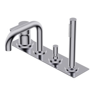 DIAMETRO35 ELEGANCE GROUPE BORD DE BAIGNOIRE CHROME