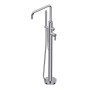 DIAMETRO35 ELEGANCE COLONNE BORD DE BAIGNOIRE AU SOL CARRÉ CHROME