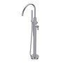 DIAMETRO35 ELEGANCE COLONNE BORD DE BAIGNOIRE AU SOL CYGNE CHROME