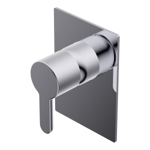 DIAMETRO35 ELEGANCE MITIGEUR DE DOUCHE ENCASTRÉ AVEC PLAQUE CHROME