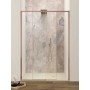 TORCELLO NICHE 1 PORTE COULISSANTE VERRE TRANSPARENT PROFIL GOLD ROSE