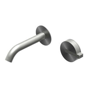 DOT316 ROUND MITIGEUR MURAL LAVABO INOX