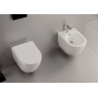 FISSORE.com ENSEMBLE FLY VASQUE + BIDET SUSPENDU SANS BRIDE COMPRENDANT UN COUVERCLE SOFT CLOSE
