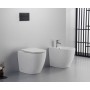 FISSORE.com ENSEMBLE DE VOLANT VASQUE + BIDET MURAL SANS BRIDE COMPRENANT UN SIÈGE SOFT CLOSE