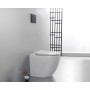 FISSORE.com ENSEMBLE DE VOLANT VASQUE + BIDET MURAL SANS BRIDE COMPRENANT UN SIÈGE SOFT CLOSE
