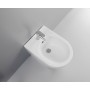 FISSORE.com ENSEMBLE DE VOLANT VASQUE + BIDET MURAL SANS BRIDE COMPRENANT UN SIÈGE SOFT CLOSE