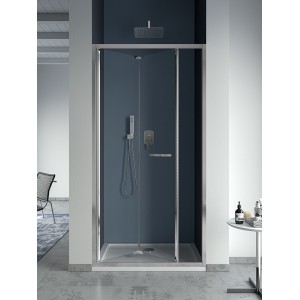FORMICA 3 NICHE PORTE PLIANTE PROFIL CHROMÉ VERRE TRANSPARENT