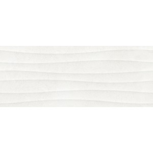 RAGNO CERAMICHE CREEK WALL STRUCTURE 3D VENT BLANC 20X50