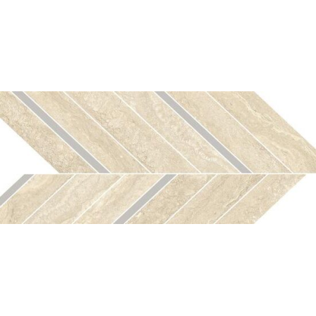 MYSTONE TRAVERTINO CLASSICO MOSAICO FRECCIA 19,8x52,1