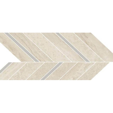 MYSTONE TRAVERTINO NAVONA MOSAICO FRECCIA 19,8x52,1
