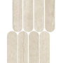 MYSTONE TRAVERTINO NAVONA MOSAICO OVALE 20X36.5