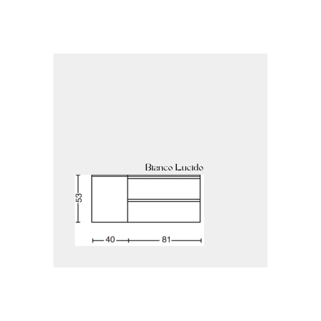 SFERA BASE POUR LAVABO 120 CM