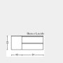SFERA BASE POUR LAVABO 120 CM