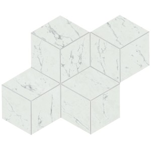 MARVEL STONE MOSAICO ESAGONO CARRARA PURE 30X35 POLI