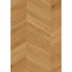 Parquet contrecollé Chêne Adagio Chevron A, LIVE Natural Oil, Brossé