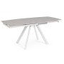 TABLE EXTENSIBLE RAILI BLANC/GRIS C 119.5/180X85