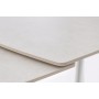 TABLE EXTENSIBLE RAILI BLANC/GRIS C 119.5/180X85
