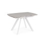 TABLE EXTENSIBLE RAILI BLANC/GRIS C 119.5/180X85