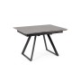 TABLE EXTENSIBLE REETA NOIR/GRIS 120/180X90