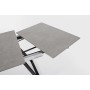 TABLE EXTENSIBLE REETA NOIR/GRIS 120/180X90