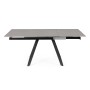 TABLE EXTENSIBLE REETA NOIR/GRIS 120/180X90
