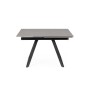 TABLE EXTENSIBLE REETA NOIR/GRIS 120/180X90