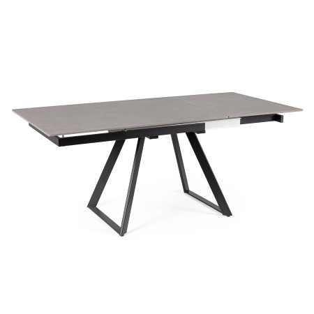 TABLE EXTENSIBLE REETA NOIR/GRIS 120/180X90