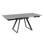 TABLE EXTENSIBLE REETA NOIR/GRIS 120/180X90