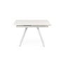 TABLE EXTENSIBLE REETA BLANC/BLANC 120/180X90